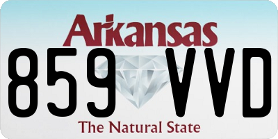 AR license plate 859VVD