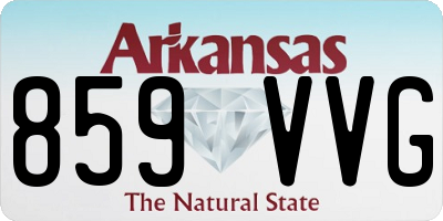AR license plate 859VVG