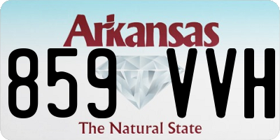 AR license plate 859VVH