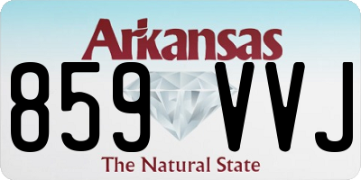 AR license plate 859VVJ