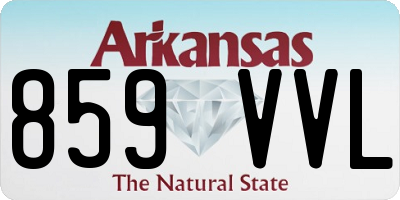 AR license plate 859VVL