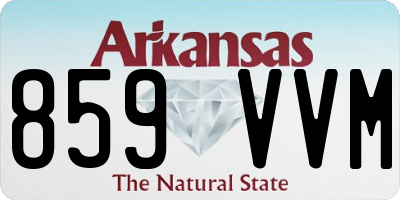 AR license plate 859VVM