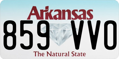 AR license plate 859VVO