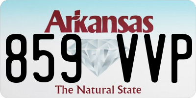 AR license plate 859VVP