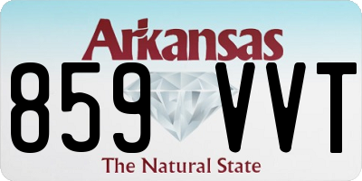 AR license plate 859VVT