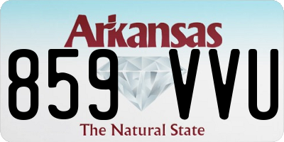 AR license plate 859VVU