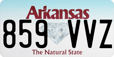 AR license plate 859VVZ