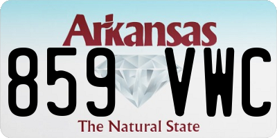 AR license plate 859VWC
