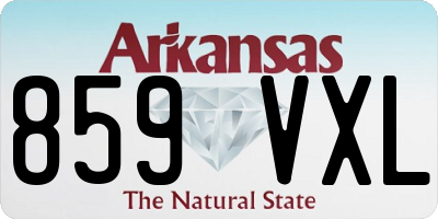 AR license plate 859VXL