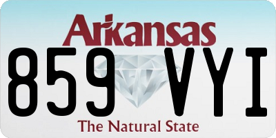 AR license plate 859VYI