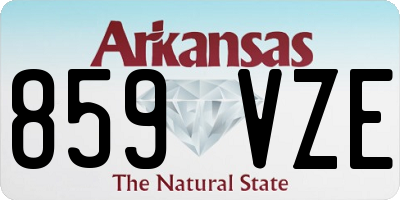 AR license plate 859VZE