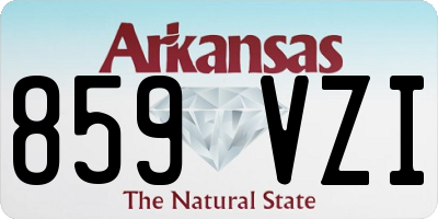 AR license plate 859VZI