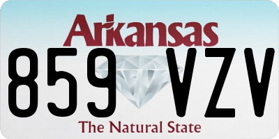 AR license plate 859VZV