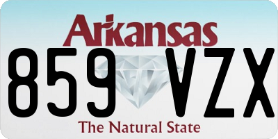 AR license plate 859VZX