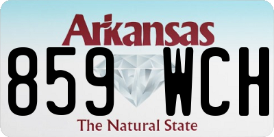 AR license plate 859WCH