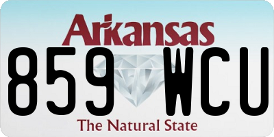 AR license plate 859WCU