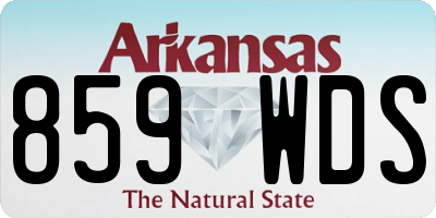 AR license plate 859WDS