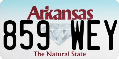 AR license plate 859WEY