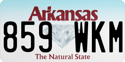 AR license plate 859WKM