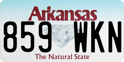 AR license plate 859WKN