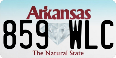 AR license plate 859WLC