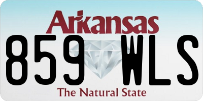 AR license plate 859WLS