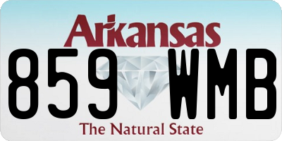 AR license plate 859WMB