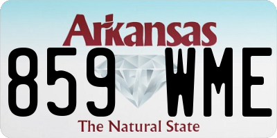 AR license plate 859WME
