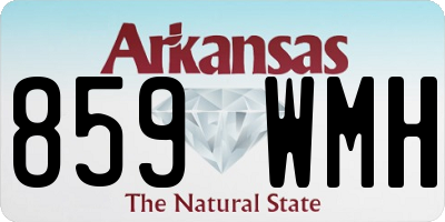 AR license plate 859WMH