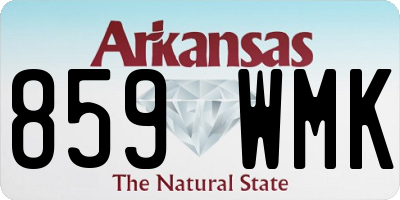 AR license plate 859WMK