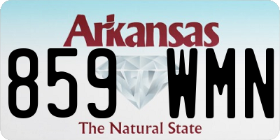 AR license plate 859WMN