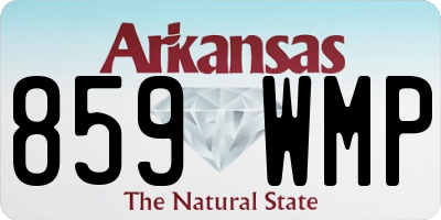 AR license plate 859WMP