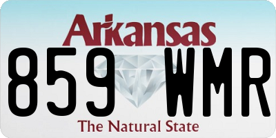 AR license plate 859WMR