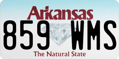 AR license plate 859WMS