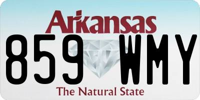 AR license plate 859WMY