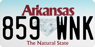 AR license plate 859WNK