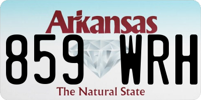 AR license plate 859WRH