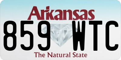 AR license plate 859WTC