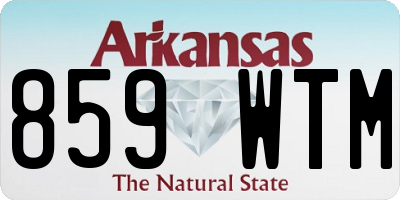 AR license plate 859WTM