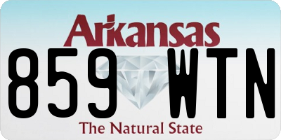AR license plate 859WTN