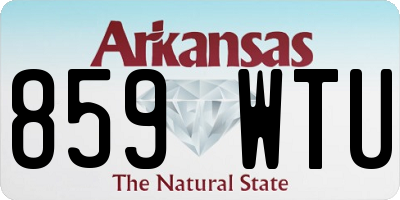 AR license plate 859WTU