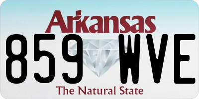 AR license plate 859WVE