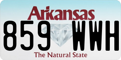 AR license plate 859WWH