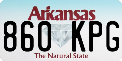 AR license plate 860KPG