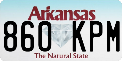 AR license plate 860KPM