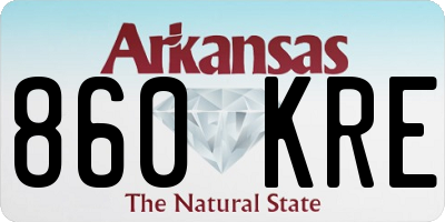AR license plate 860KRE