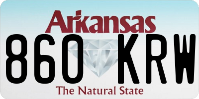 AR license plate 860KRW