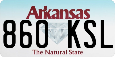 AR license plate 860KSL