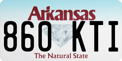 AR license plate 860KTI