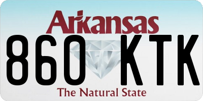 AR license plate 860KTK